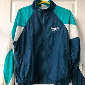 Vtg Reebok Full ZIP Windbreaker